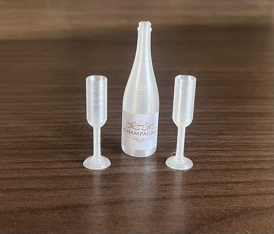 Champagne Bottle Set